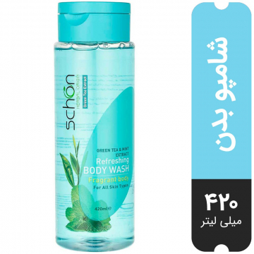 شامپو بدن Green tea & Mint شون 420 میلی لیتری